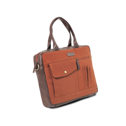 Reddish Brown Office Messenger Bag