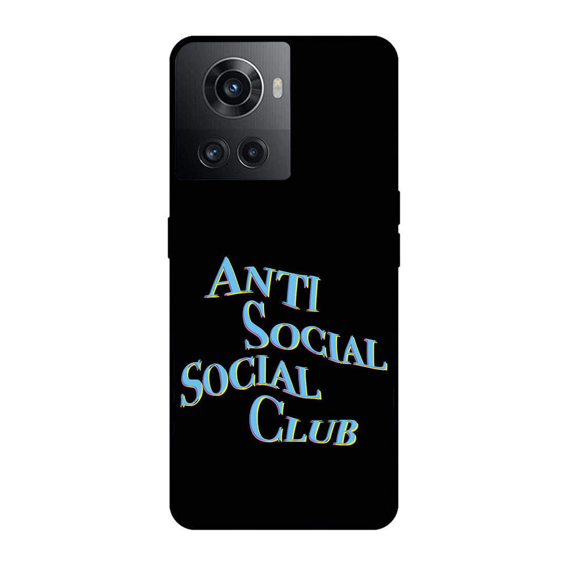 Social Club Black Motivational Quotes Oneplus 10 R Back Case
