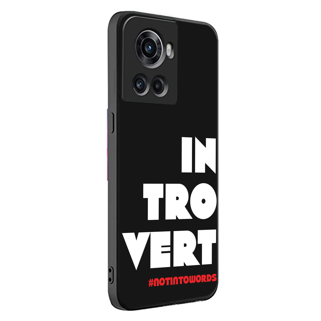 Introvert Motivational Quotes Oneplus 10 R Back Case