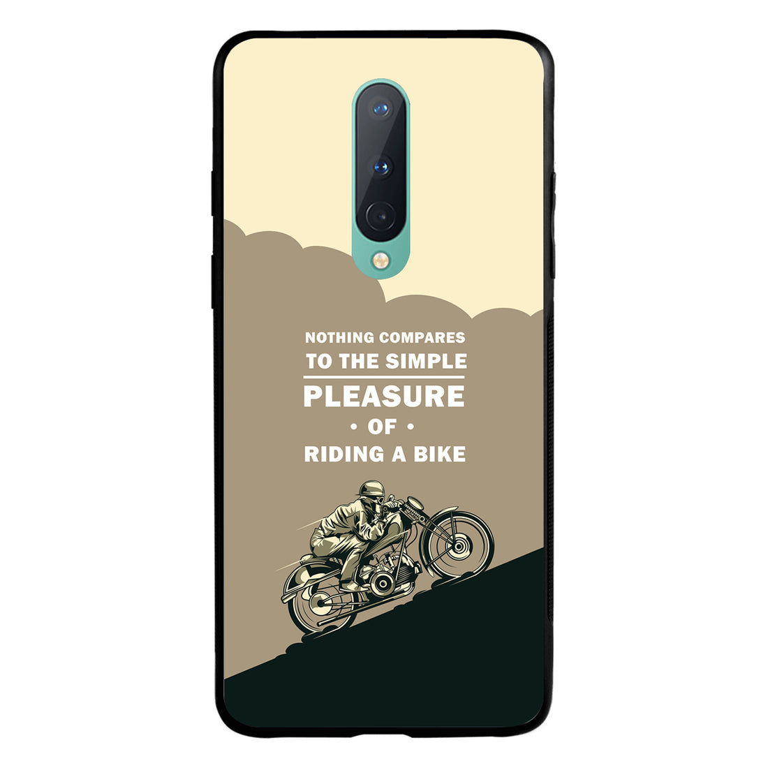Pleasure of Riding Bike Travel OnePlus 8 Back Case