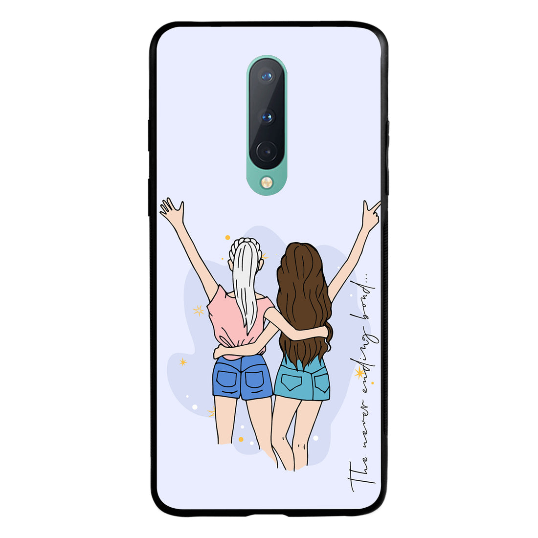 Girl Bff Oneplus 8 Back Case