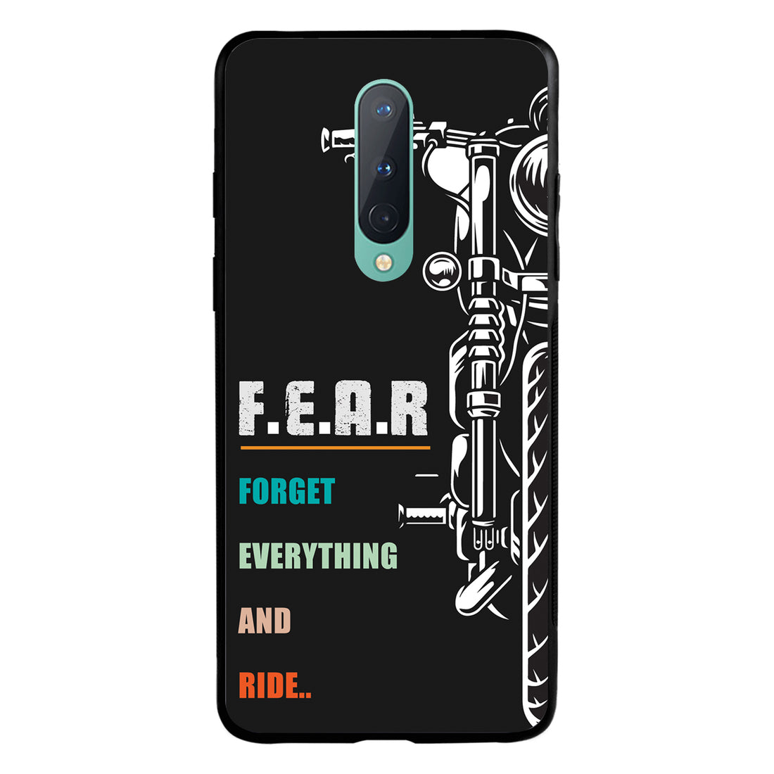 Fear Bike Oneplus 8 Back Case