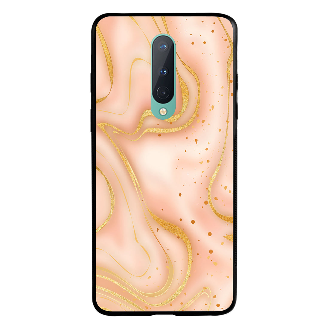 Golden Marble Oneplus 8 Back Case