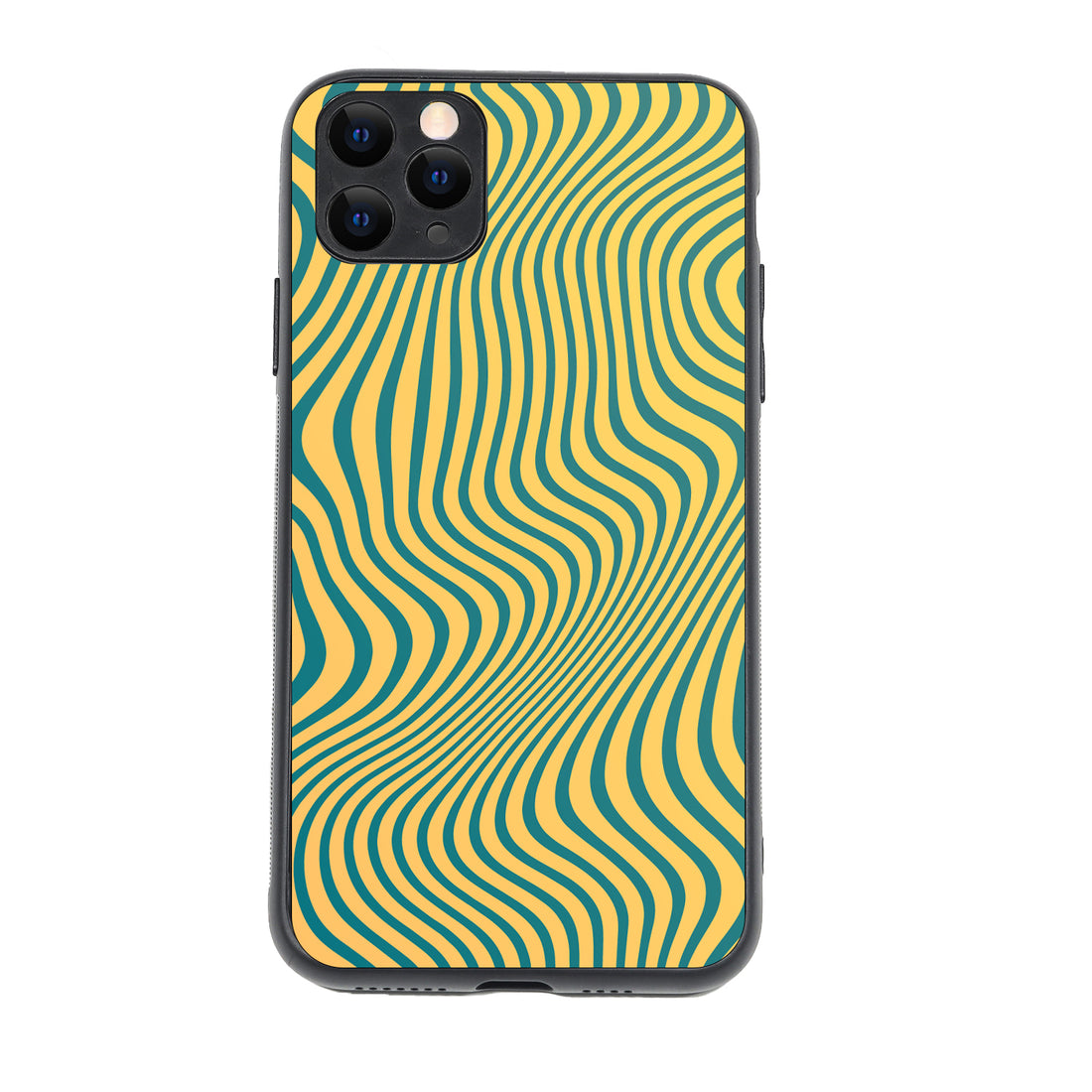 Green Strips Optical Illusion iPhone 11 Pro Max Case