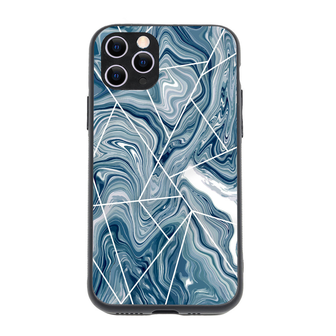 Blue Tile Marble iPhone 11 Pro Case
