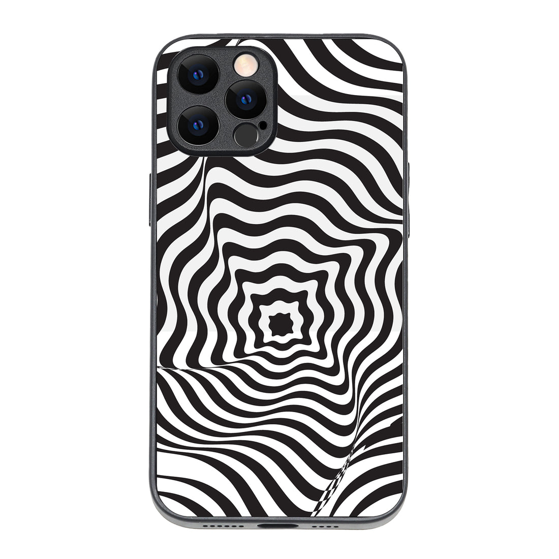 White Star Optical Illusion iPhone 12 Pro Max Case