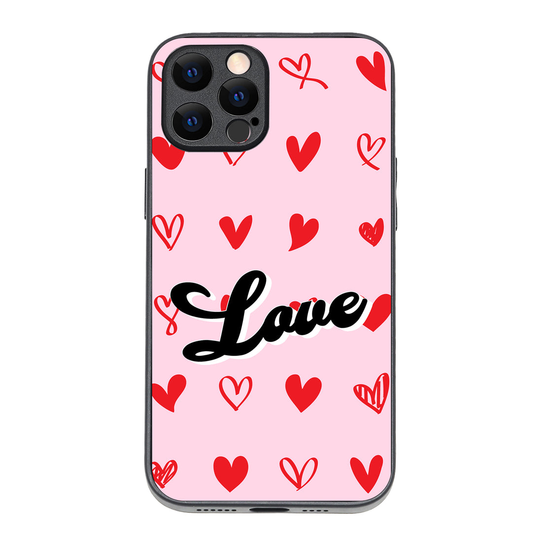 Heart Love Couple iPhone 12 Pro Max Case