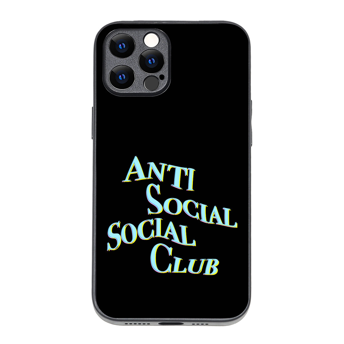 Social Club Black Motivational Quotes iPhone 12 Pro Max Case