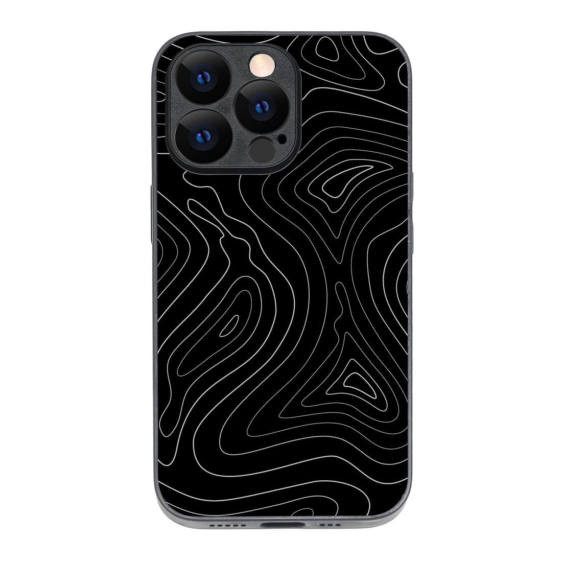 Black Illusion Optical Illusion iPhone 13 Pro Case