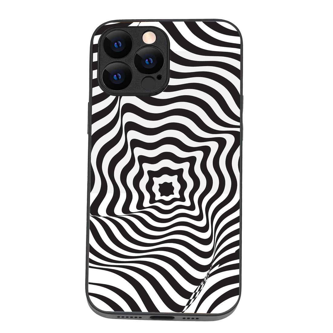 White Star Optical Illusion iPhone 13 Pro Max Case