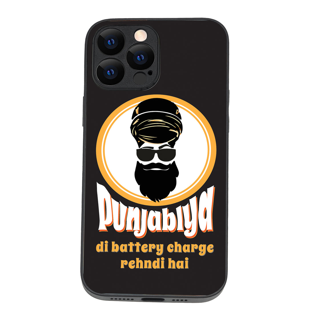 Punjabiyan Di Battery Masculine iPhone 13 Pro Max Case