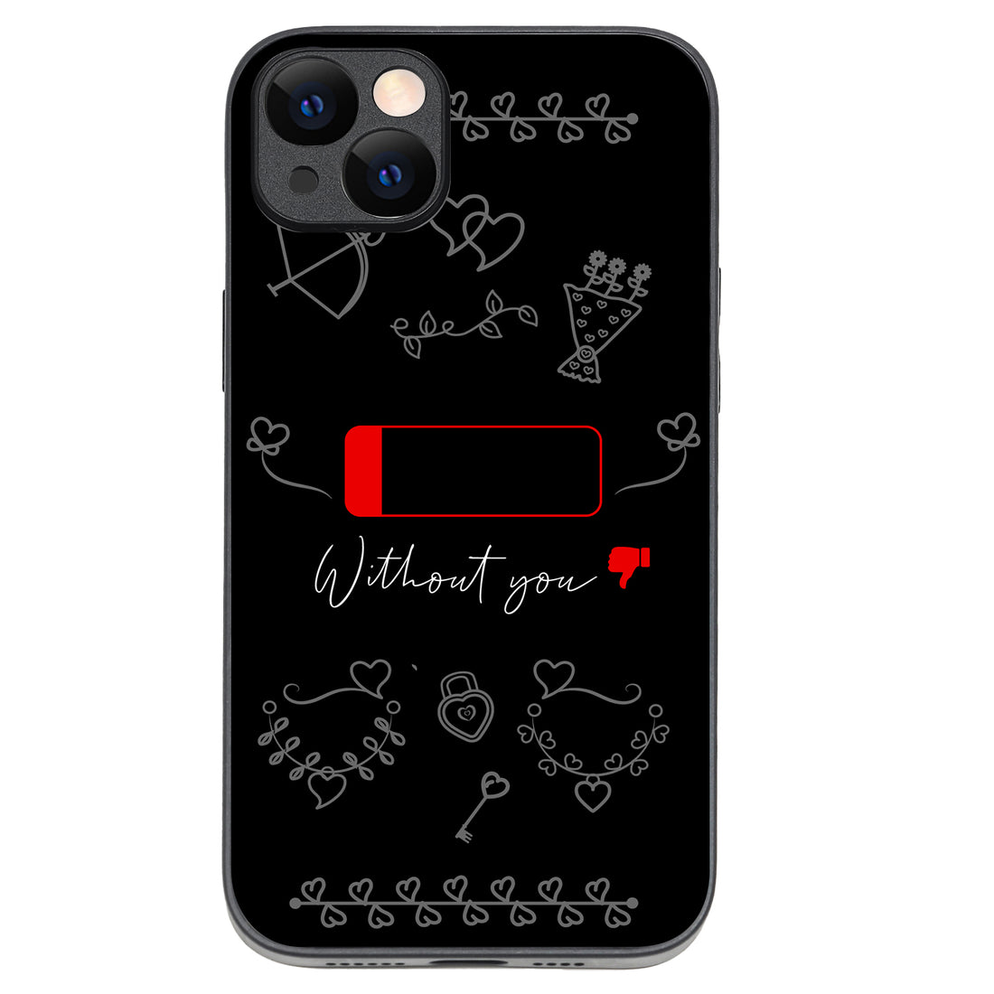Without You Couple iPhone 14 Plus Case