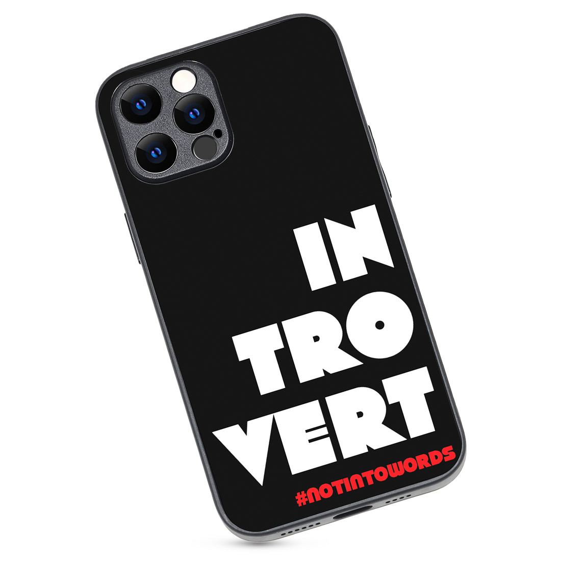 Introvert Motivational Quotes iPhone 12 Pro Max Case