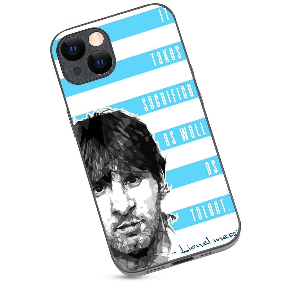 Messi Quote Sports iPhone 13 Case