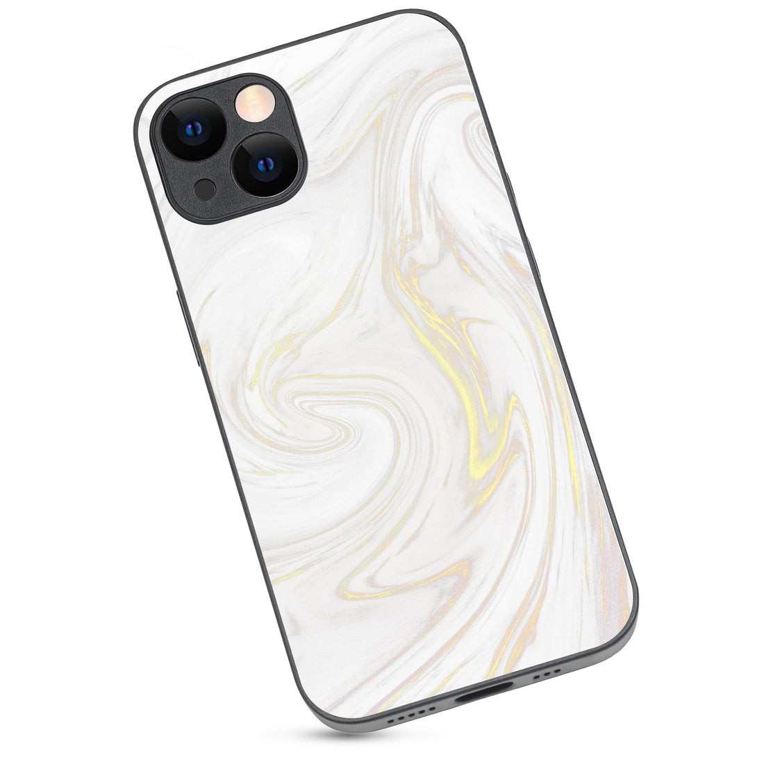 White Golden Marble iPhone 13 Case