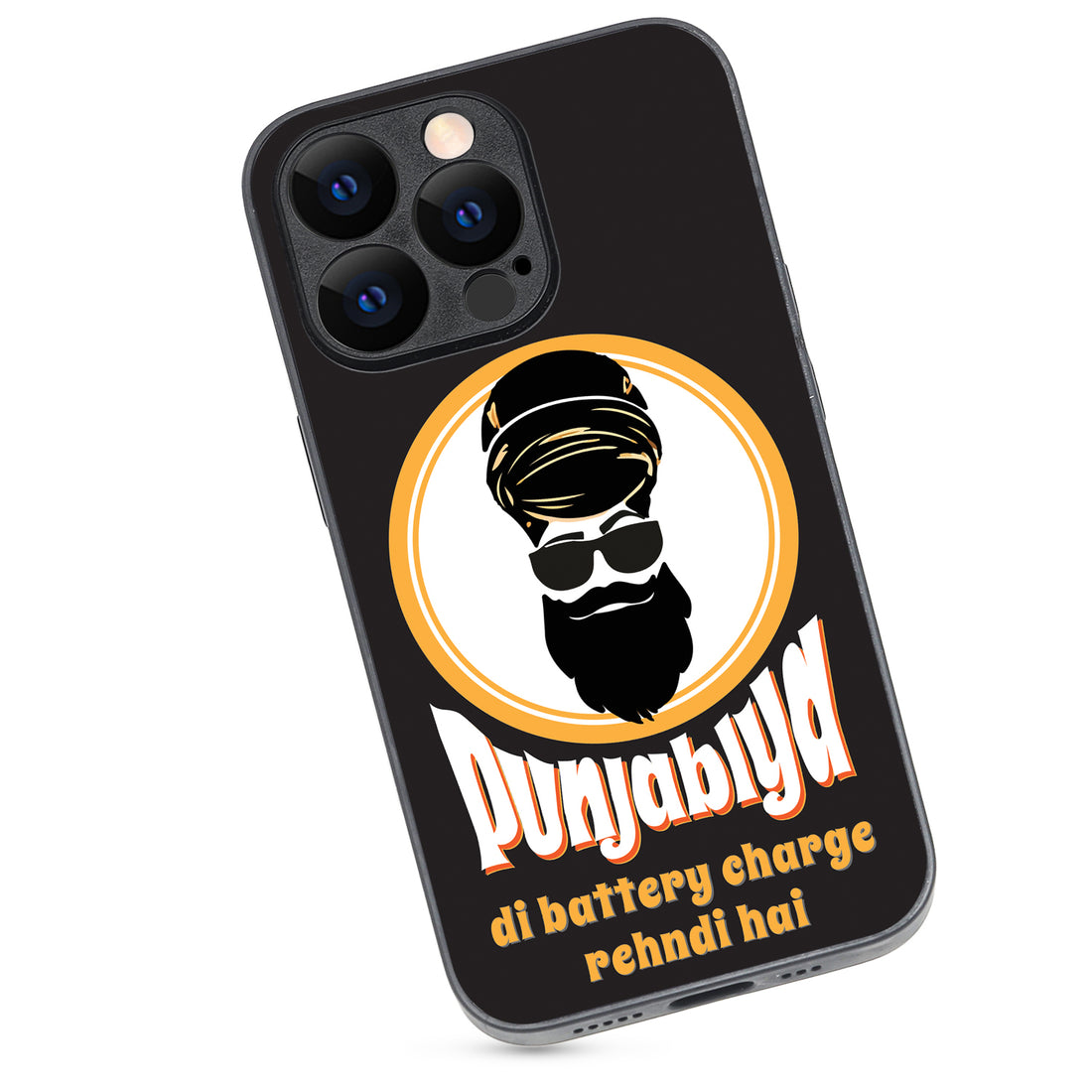 Punjabiyan Di Battery Masculine iPhone 13 Pro Case