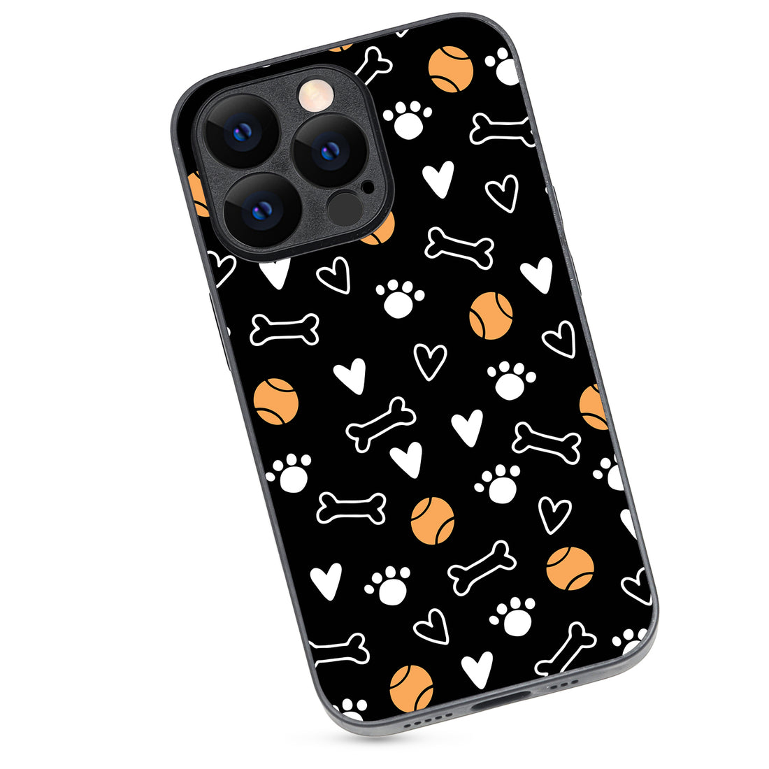 Pet Lover Black Doodle iPhone 13 Pro Case