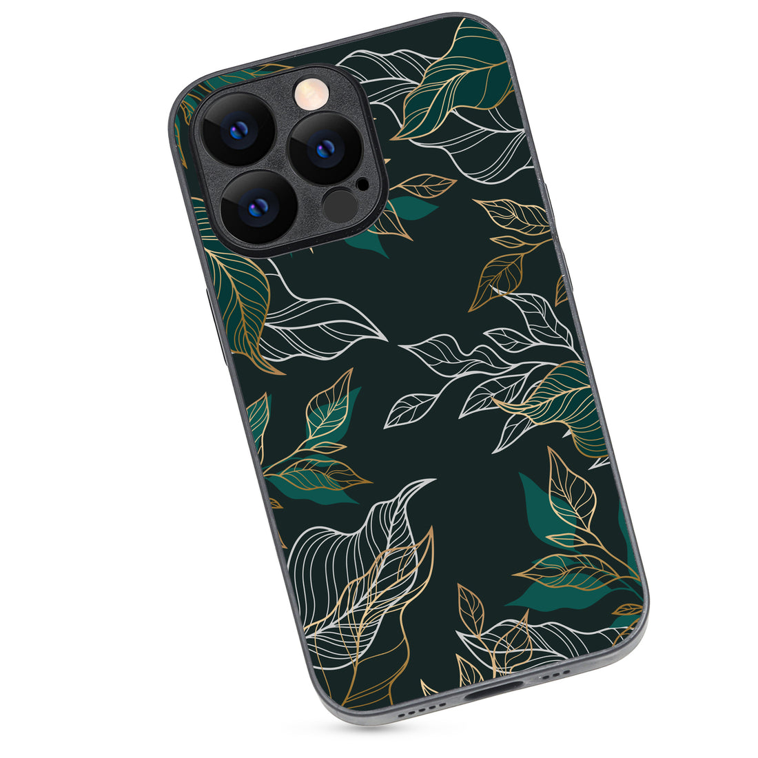 Green Floral iPhone 13 Pro Case
