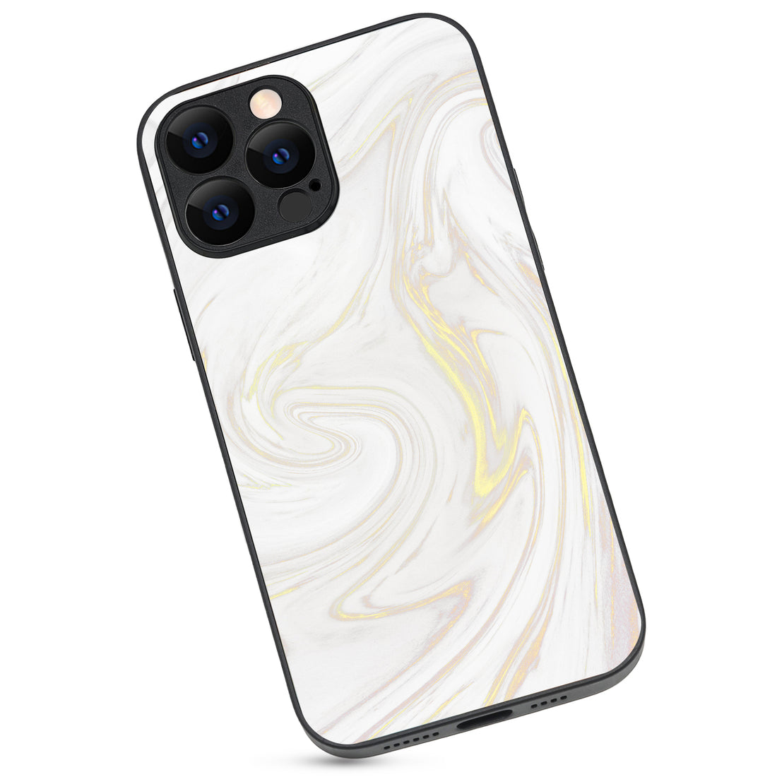 White Golden Marble iPhone 13 Pro Max Case