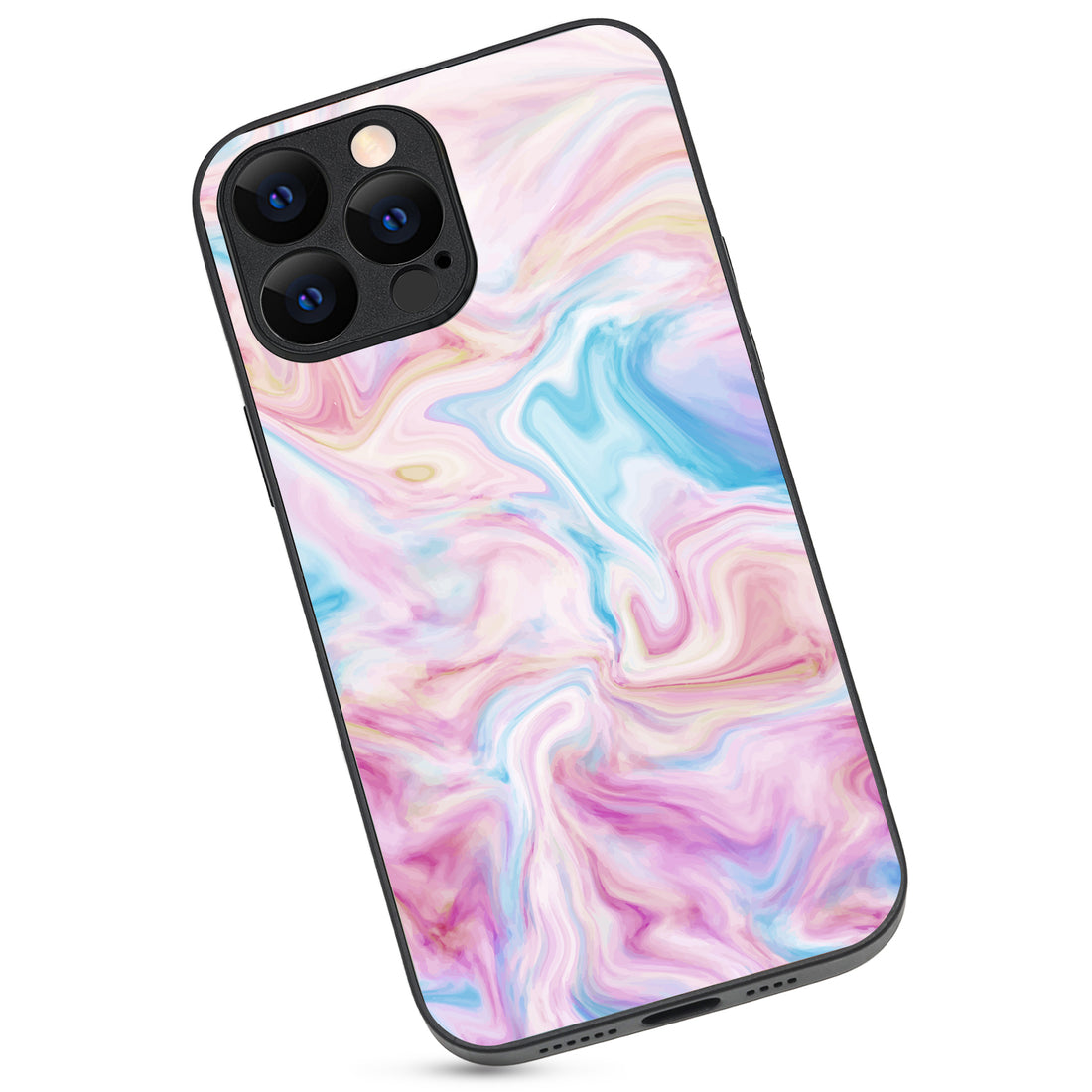 Blue Pink Marble iPhone 13 Pro Max Case