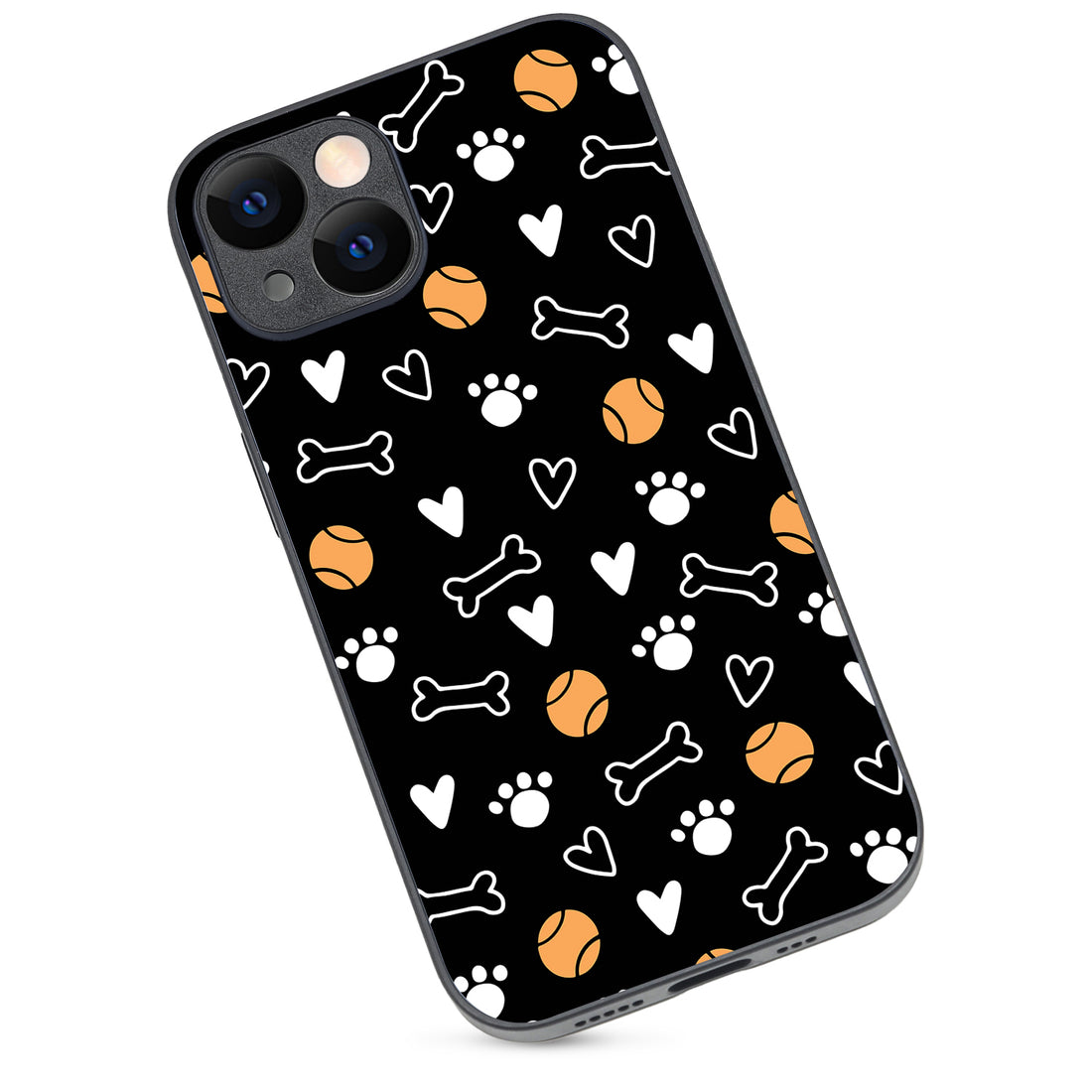 Pet Lover Black Doodle iPhone 14 Case