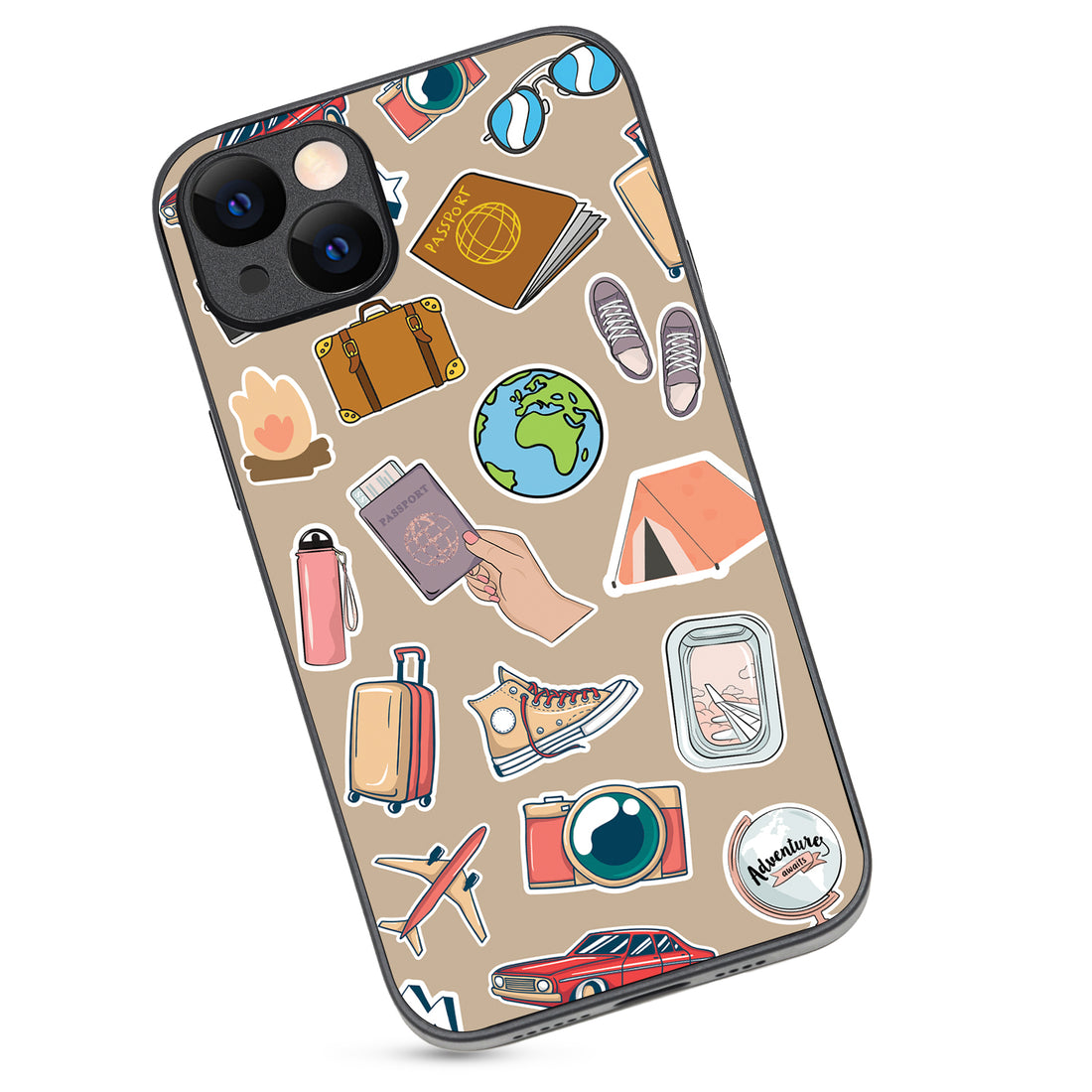 Adventure Travel iPhone 14 Plus Case