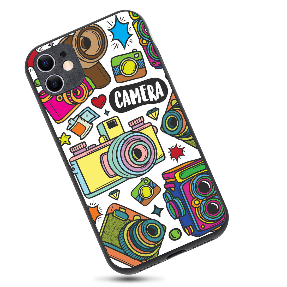 Photography Doodle iPhone 11 Case