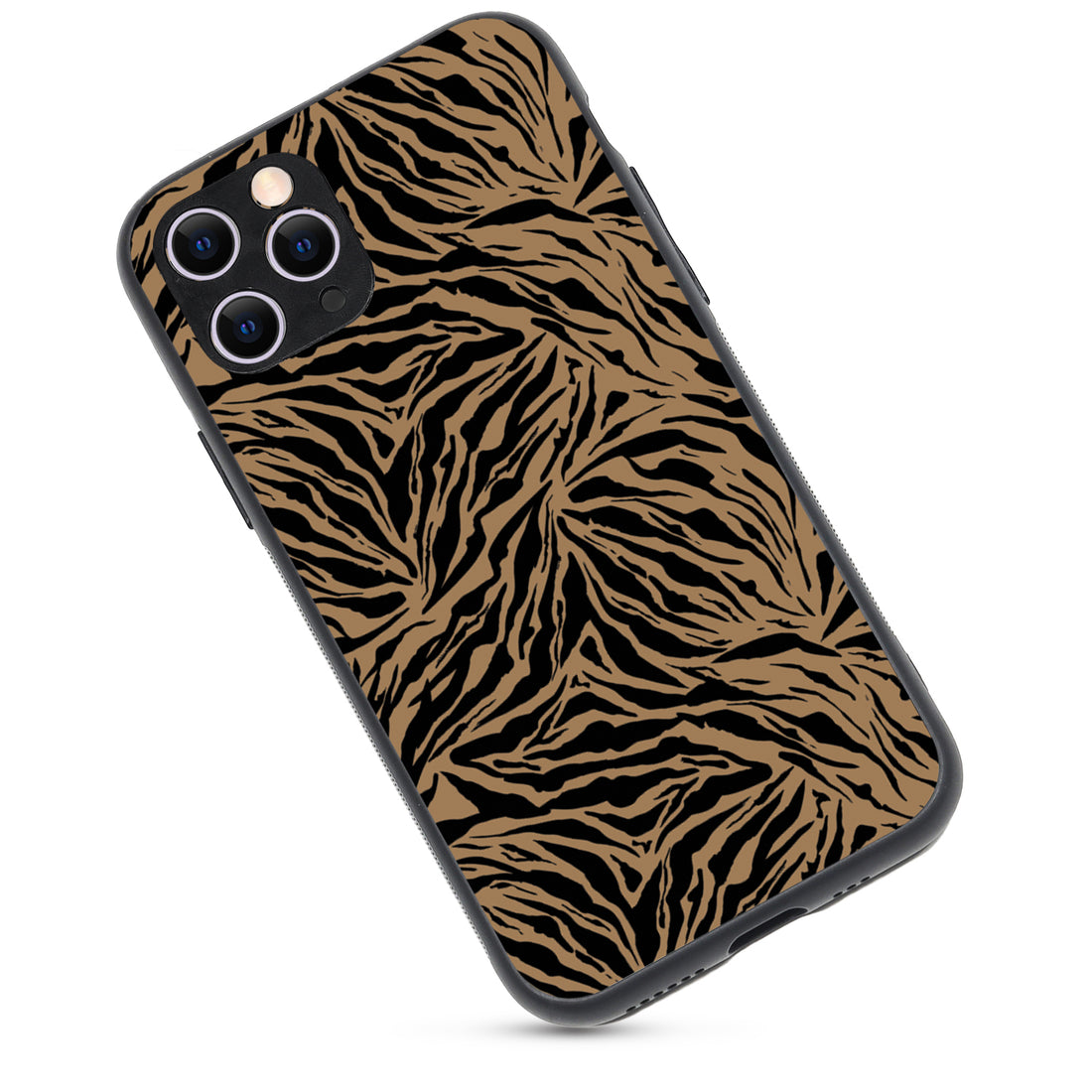 Black Strips Animal Print iPhone 11 Pro Case
