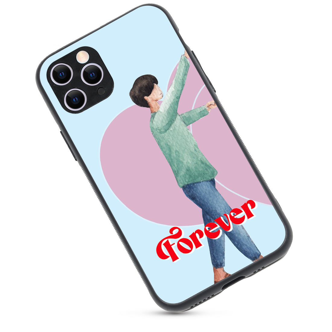 Forever Love Boy Couple iPhone 11 Pro Case