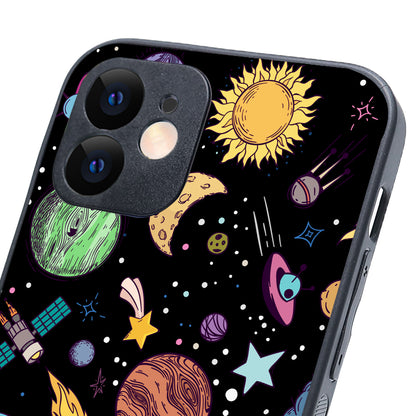 Space Doodle iPhone 12 Case