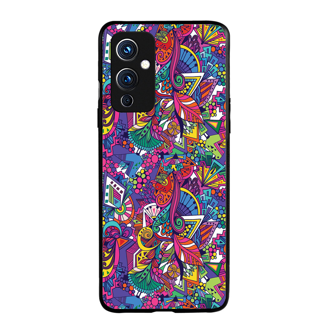 Colourful Doodle Oneplus 9 Back Case