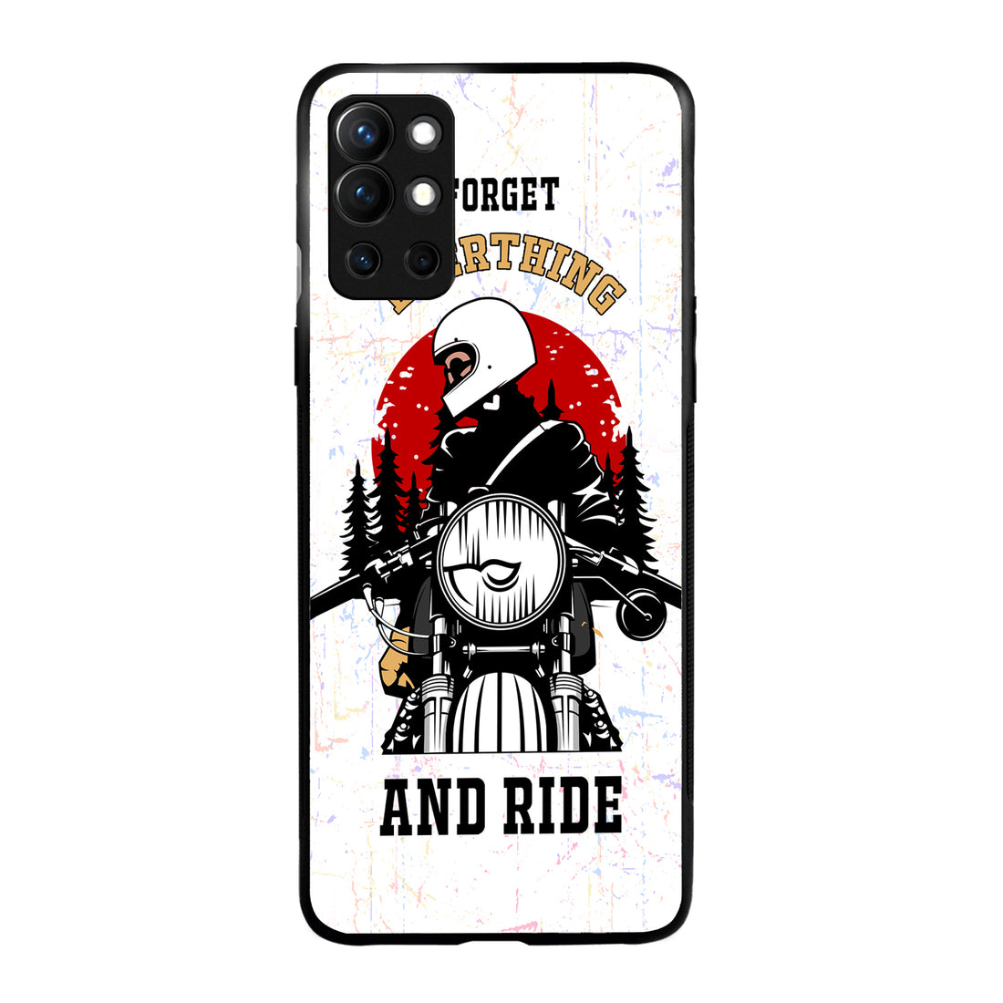 Forget Everything &amp; Ride Bike Oneplus 9 R Back Case