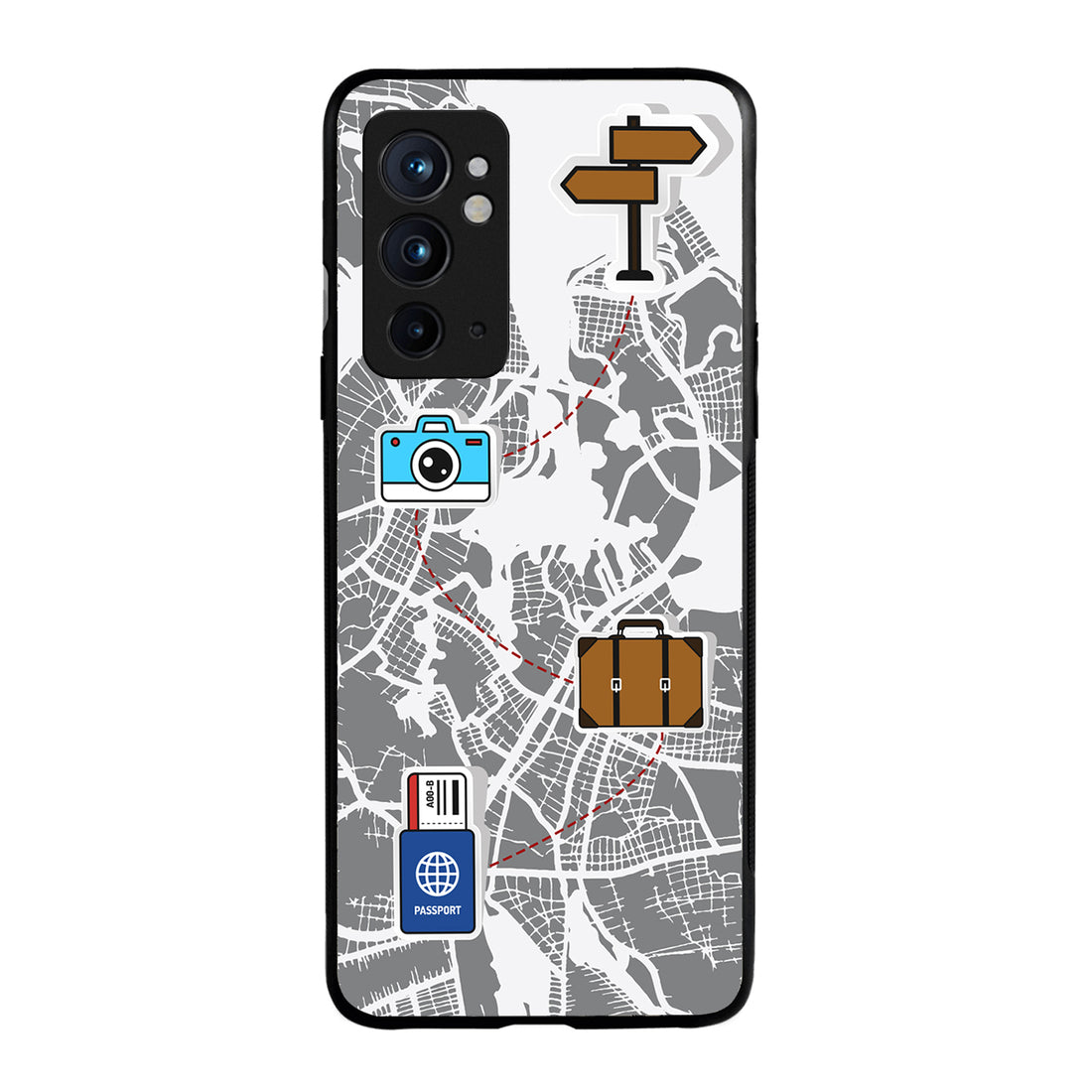 Journey Start To End Travel OnePlus 9 RT Back Case