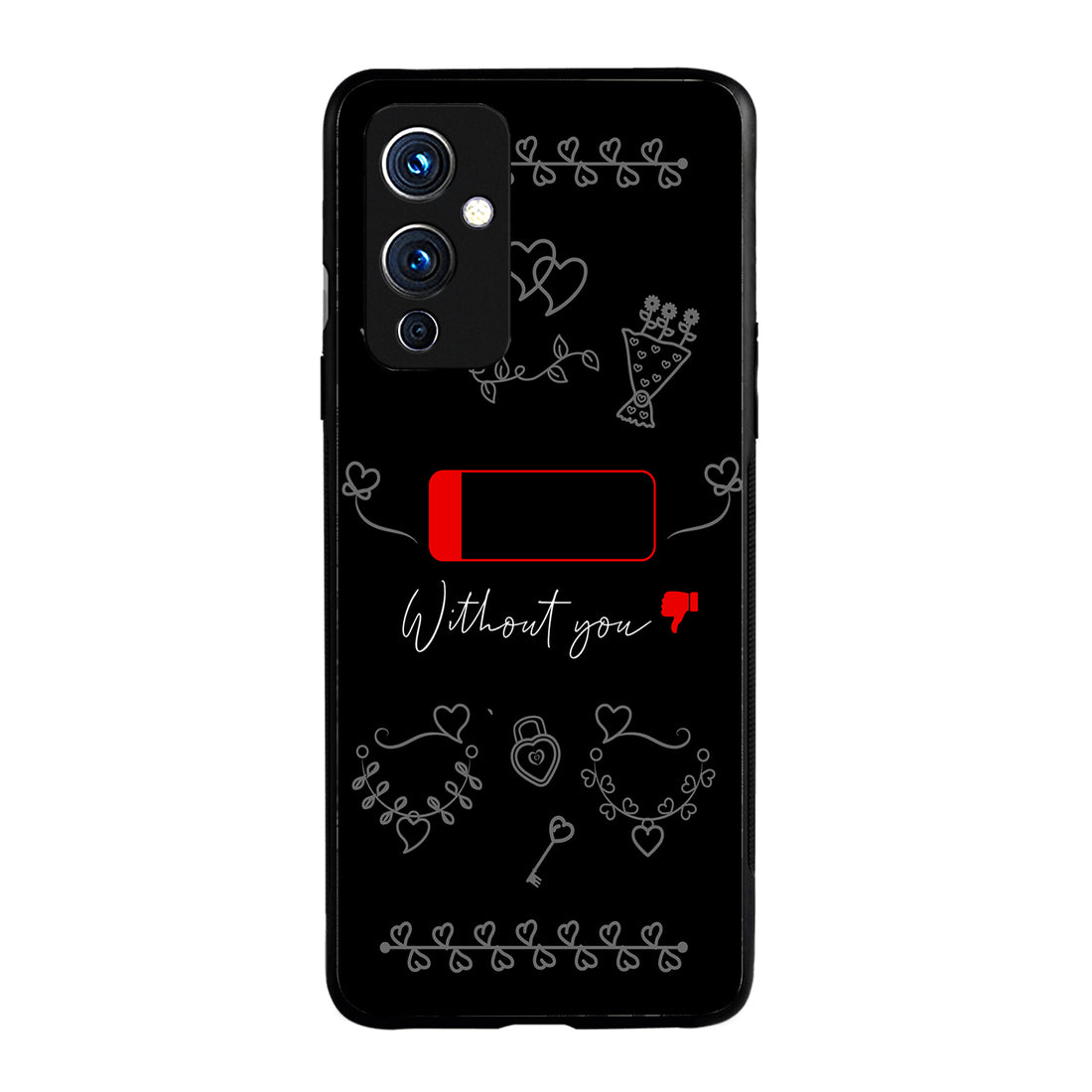 Without You Couple Oneplus 9 Back Case