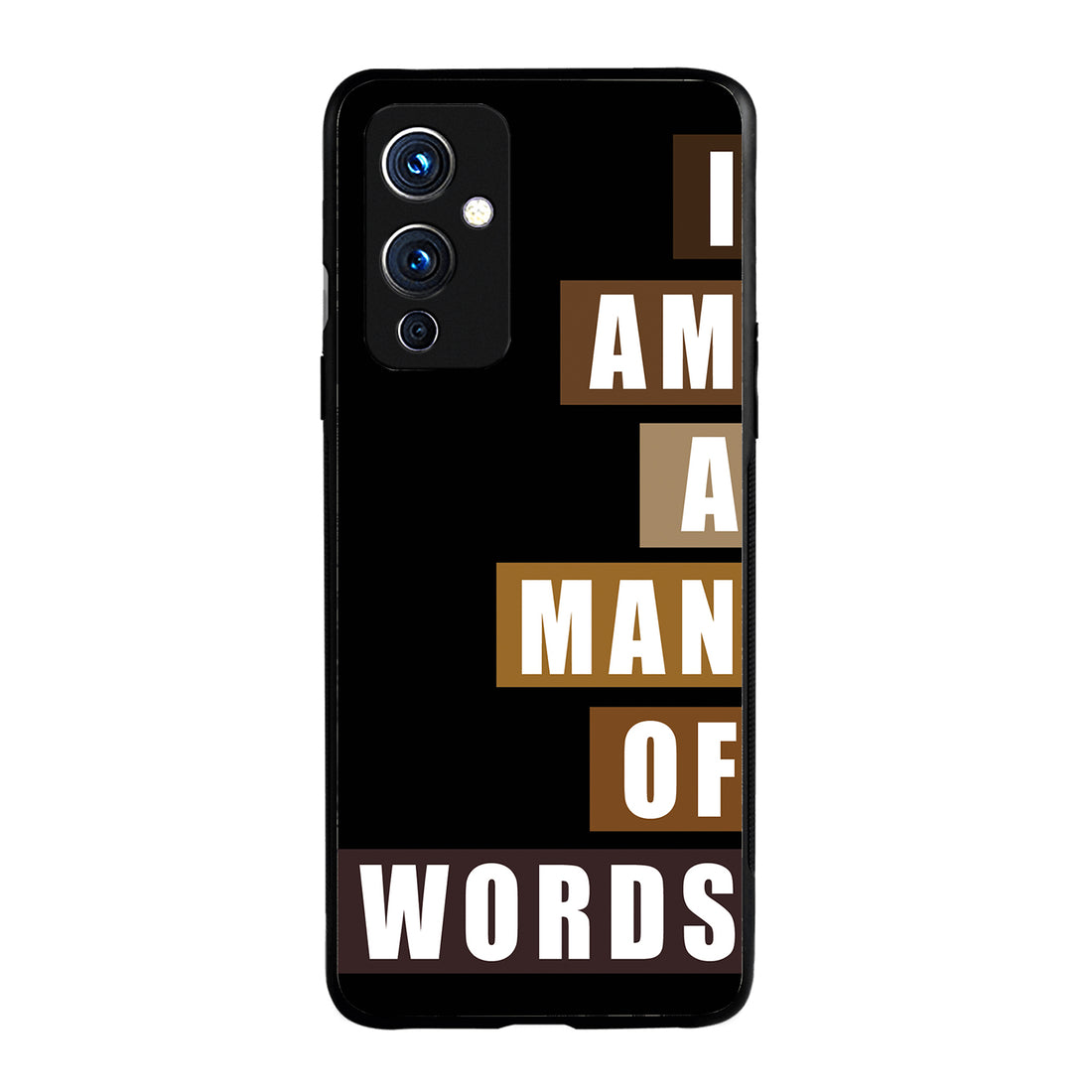 I Am A Man Of Words Motivational Quotes Oneplus 9 Back Case