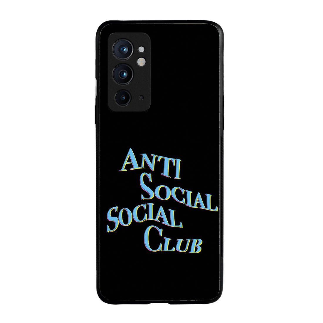 Social Club Black Motivational Quotes Oneplus 9 Rt Back Case
