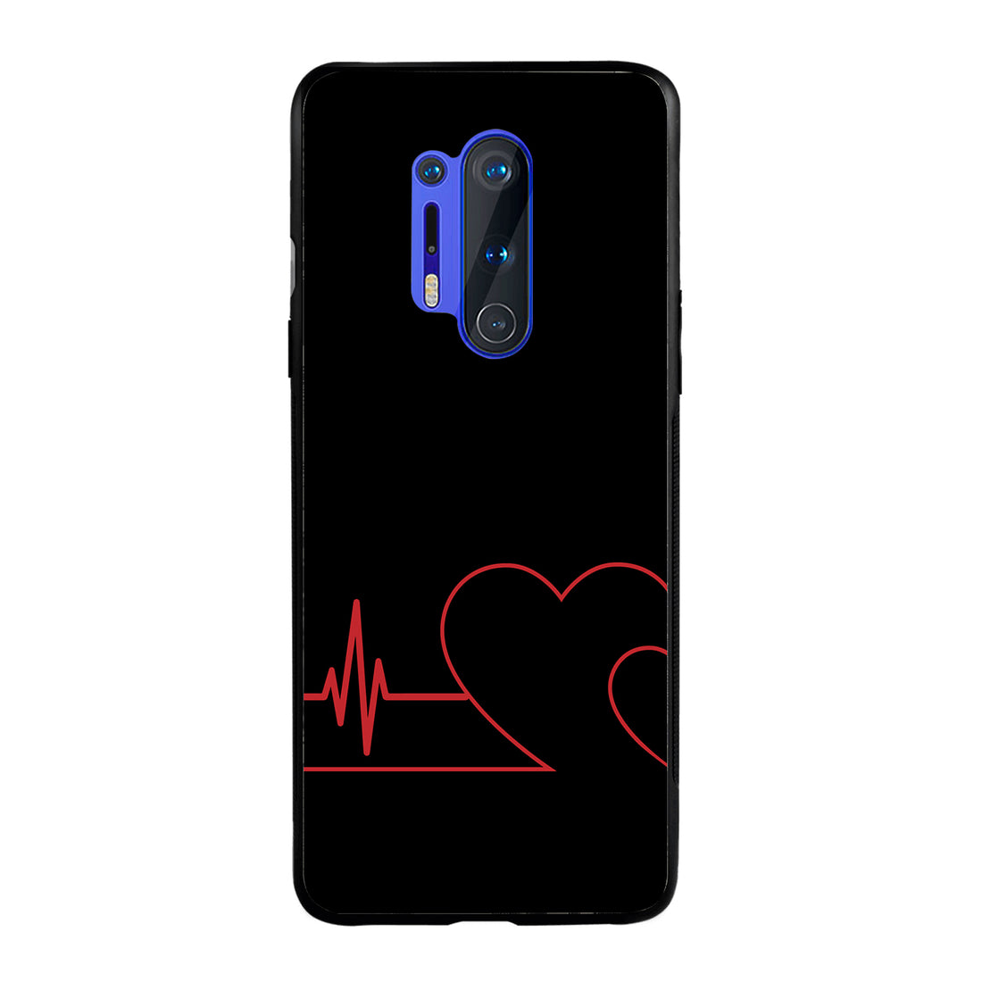 Two Heart Beat Couple Oneplus 8 Pro Back Case