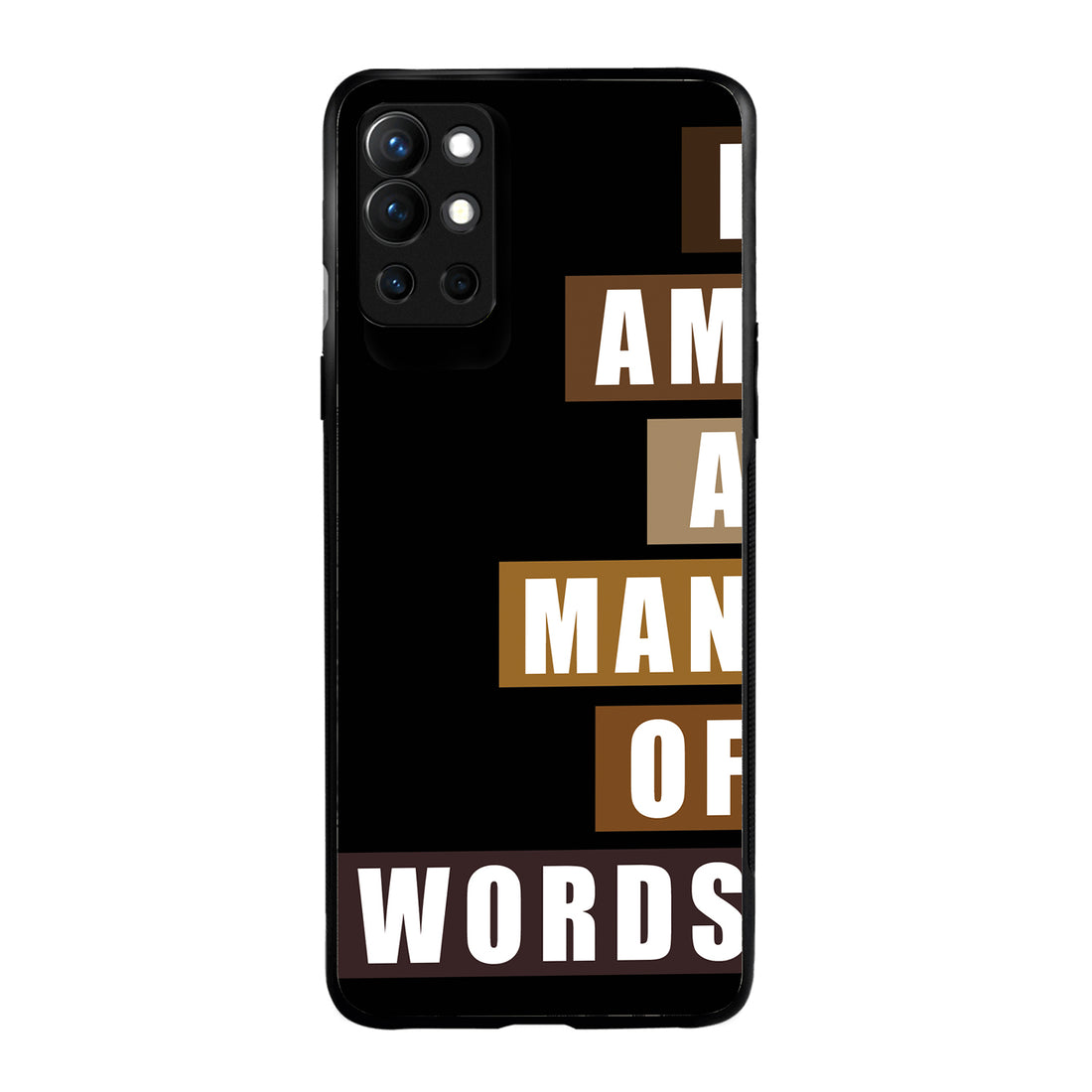I Am A Man Of Words Motivational Quotes Oneplus 9 Pro Back Case