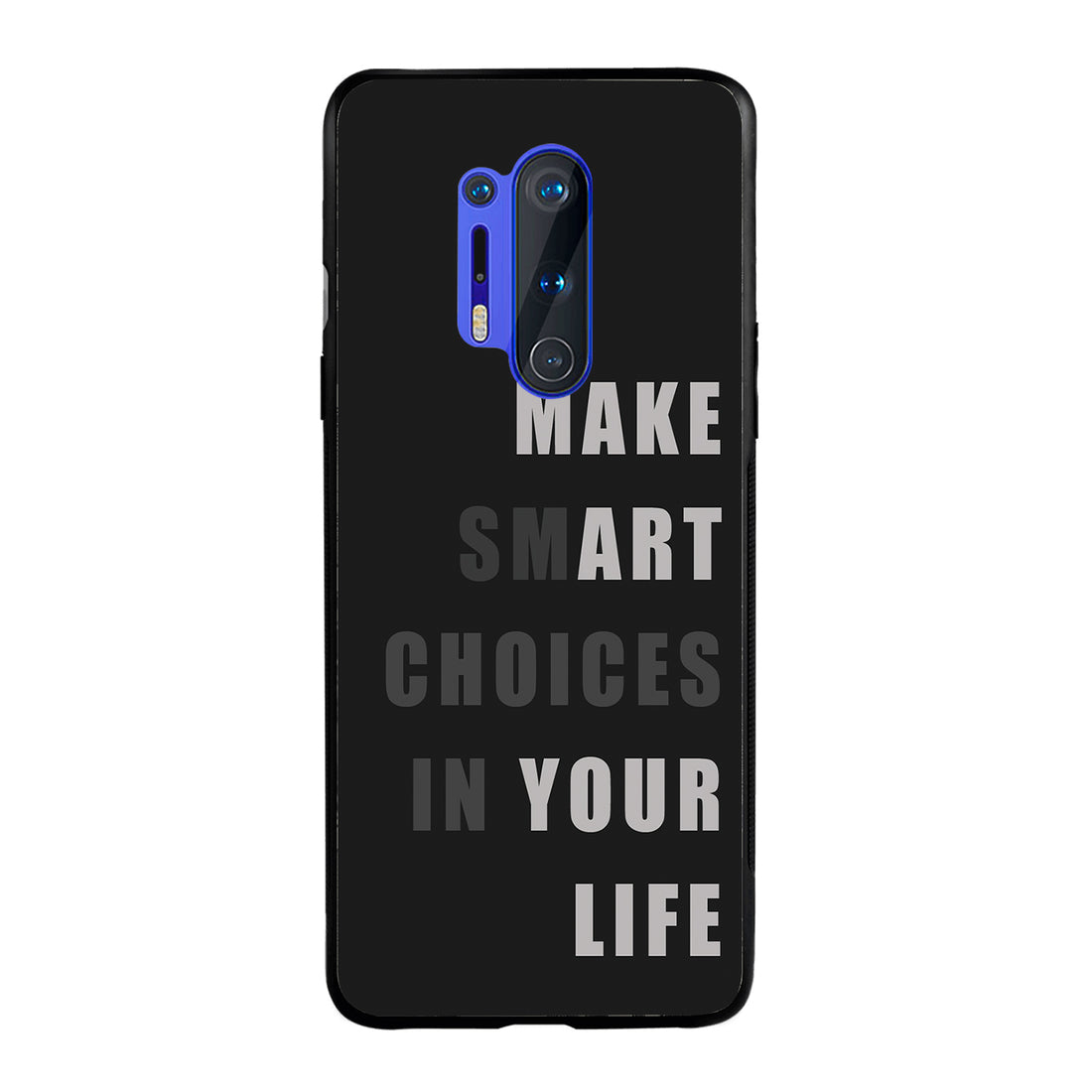 Smart Choices Motivational Quotes Oneplus 8 Pro Back Case
