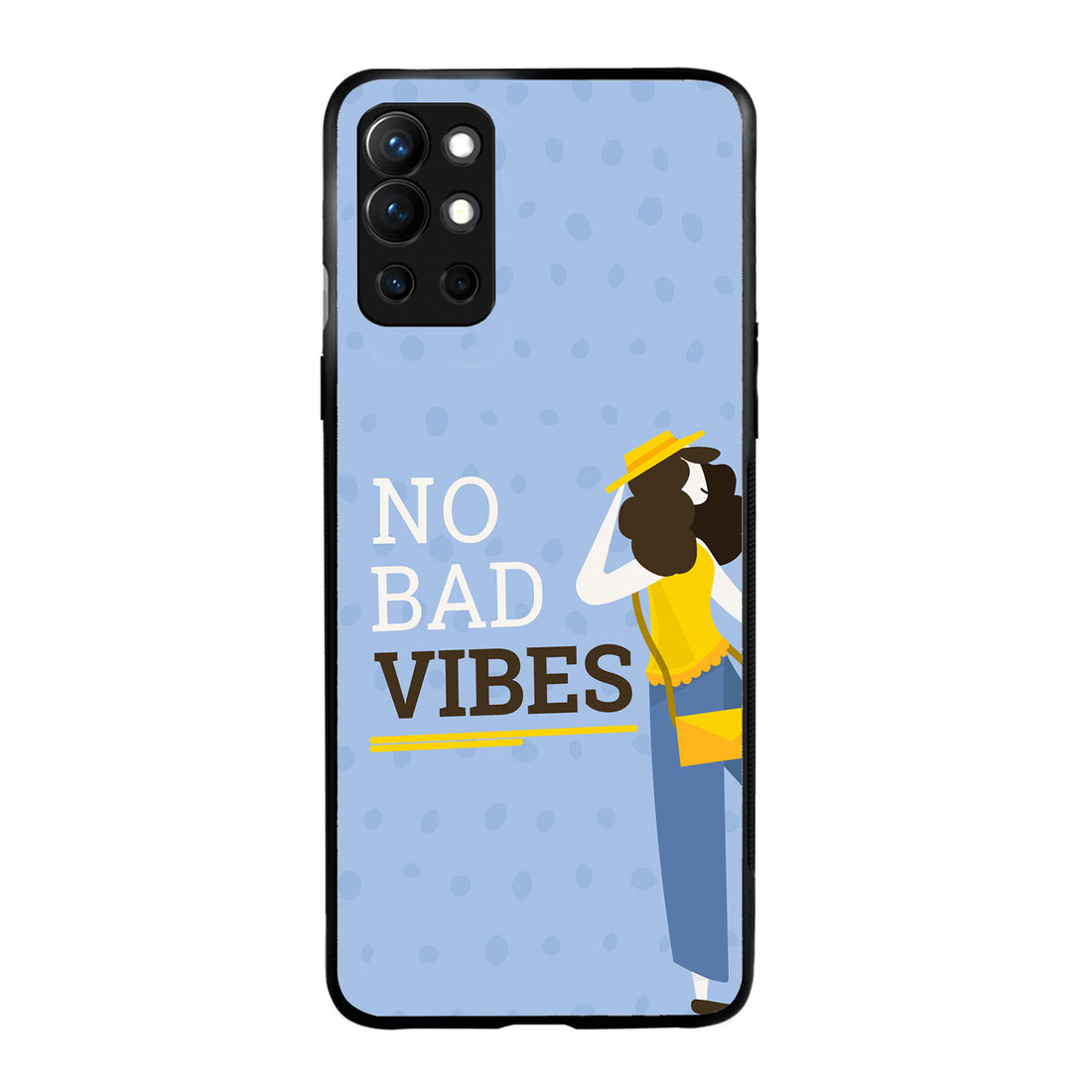 No Bad Vibes Motivational Quotes Oneplus 9 Pro Back Case