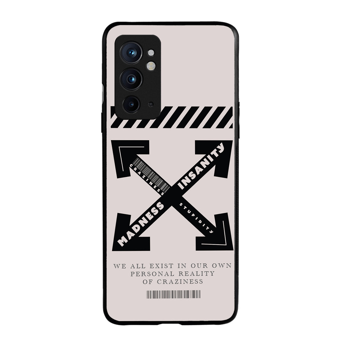 Black Madness Quote Oneplus 9 Rt Back Case