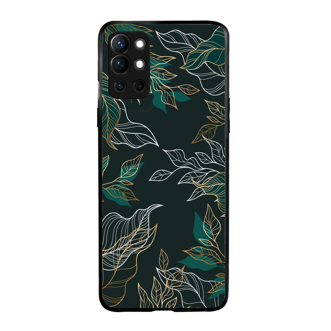 Green Floral Oneplus 9 R Back Case