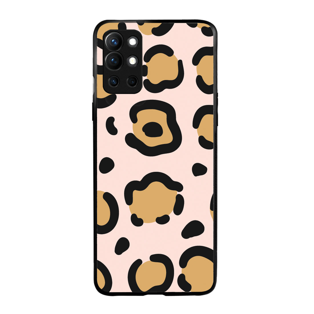 Yellow Patch Design Oneplus 9 R Back Case