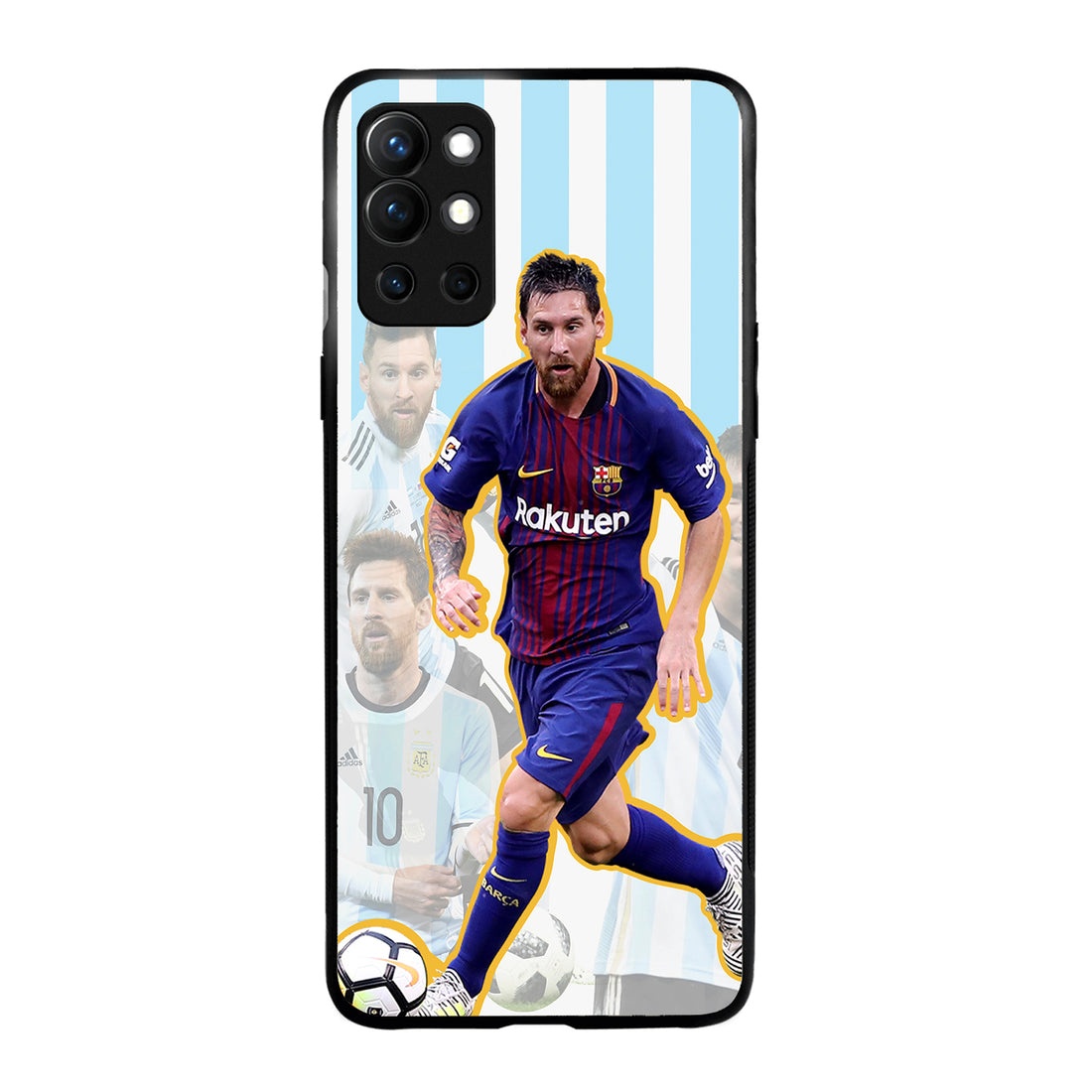 Messi Collage Sports Oneplus 9 Pro Back Case