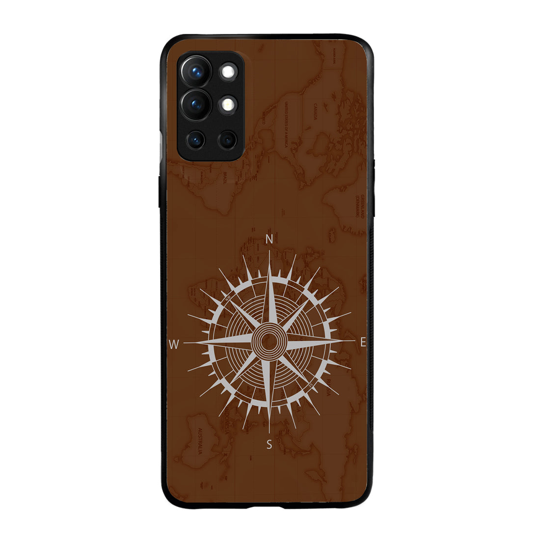 Compass Travel OnePlus 9 R Back Case