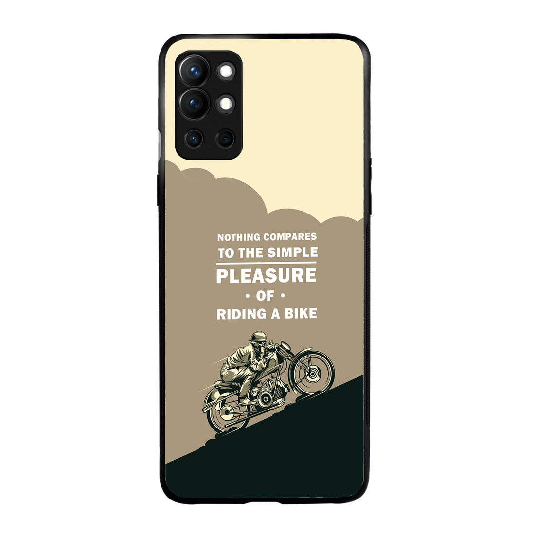Pleasure of Riding Bike Travel OnePlus 9 R Back Case