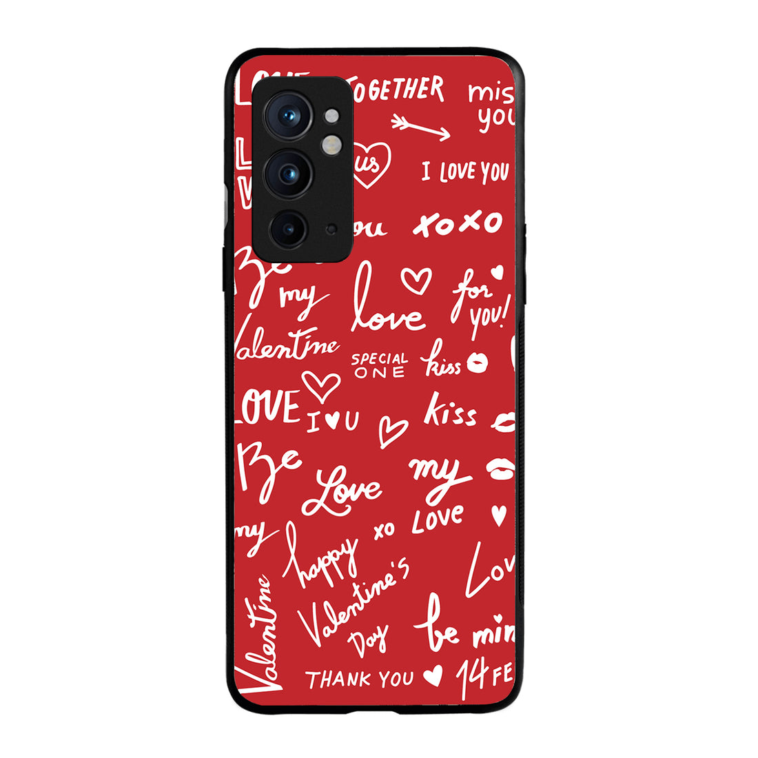 Red Love Couple Oneplus 9 Rt Back Case