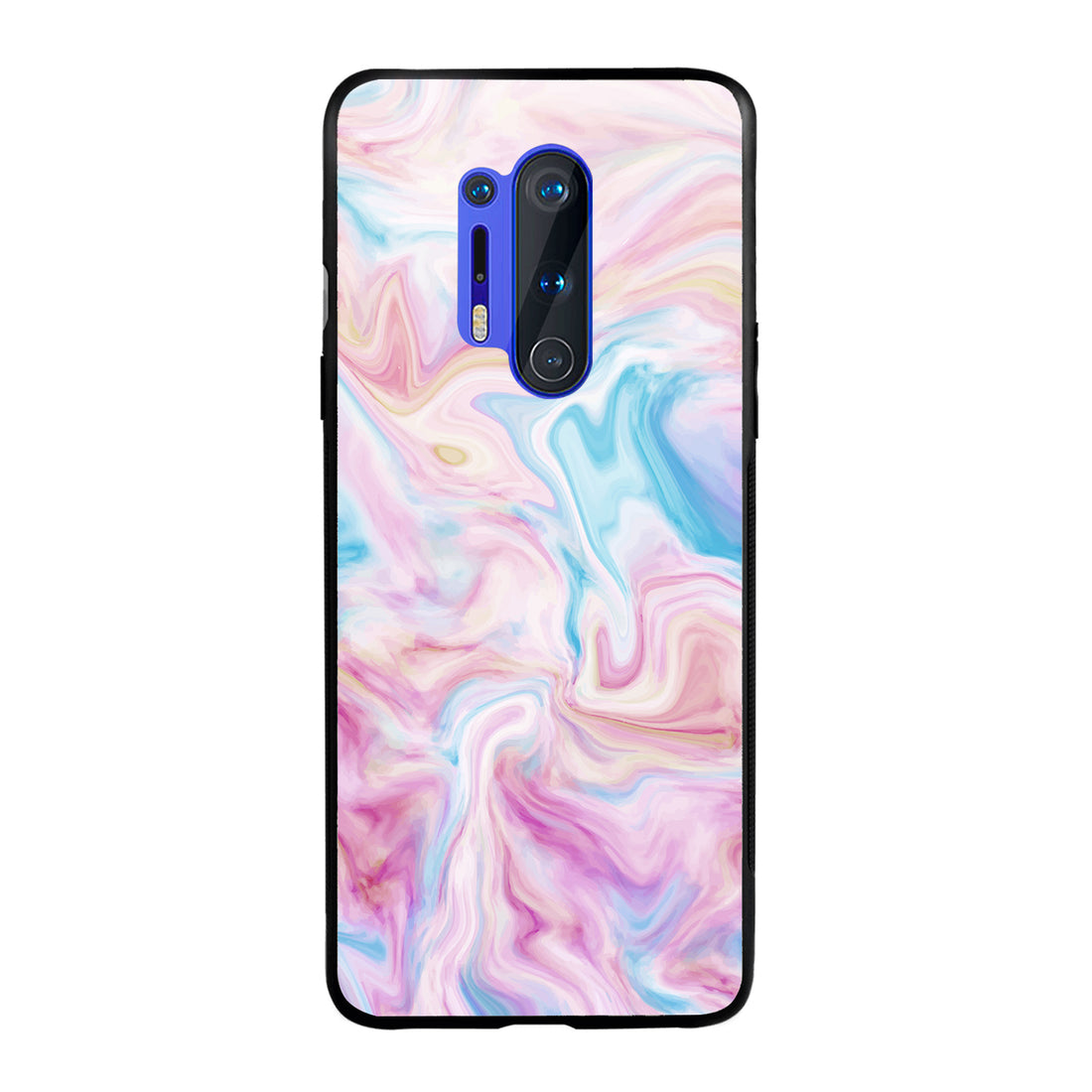 Blue Pink Marble Oneplus 8 Pro Back Case
