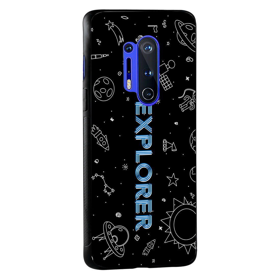 Explorer Space Oneplus 8 Pro Back Case