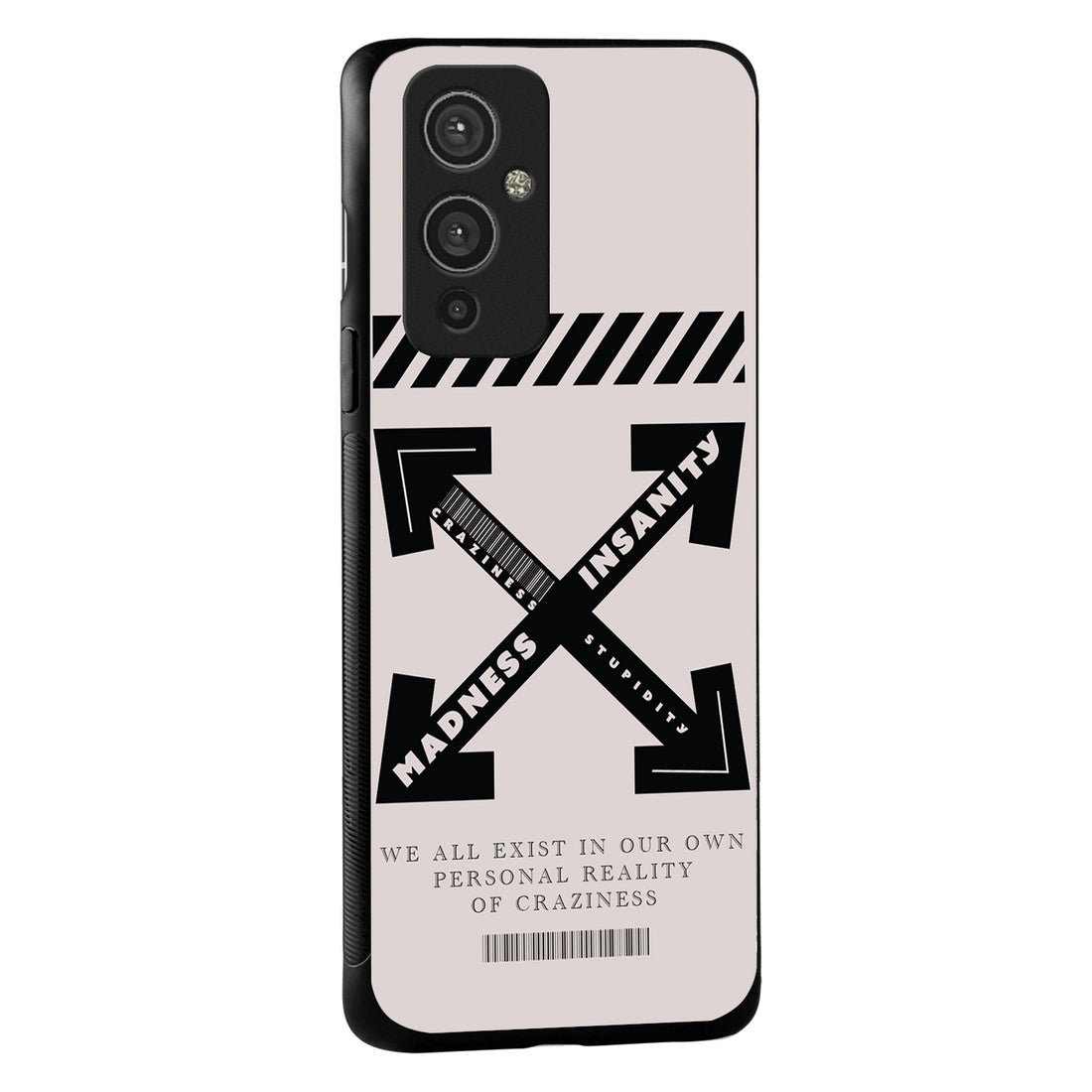 Black Madness Quote Oneplus 9 Back Case